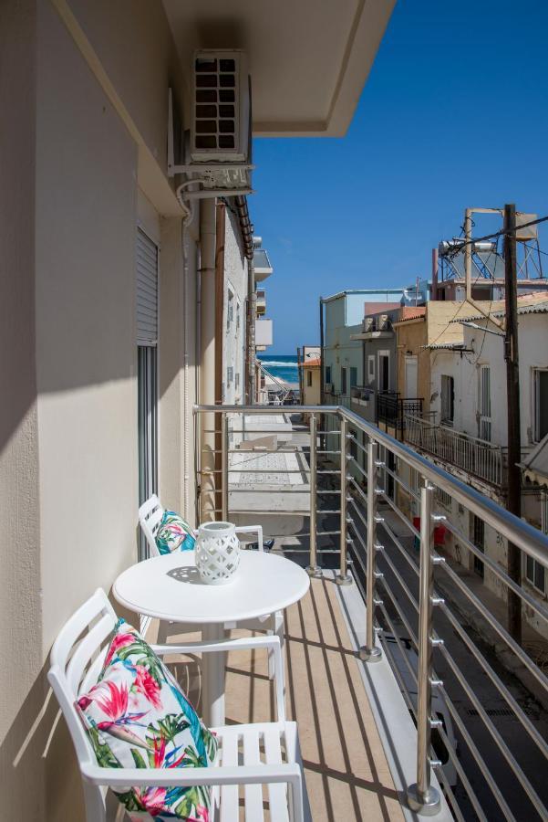 Center Manolia Dream 1 Bedroom Apartment 100M Away From The Beach Chania  Bagian luar foto